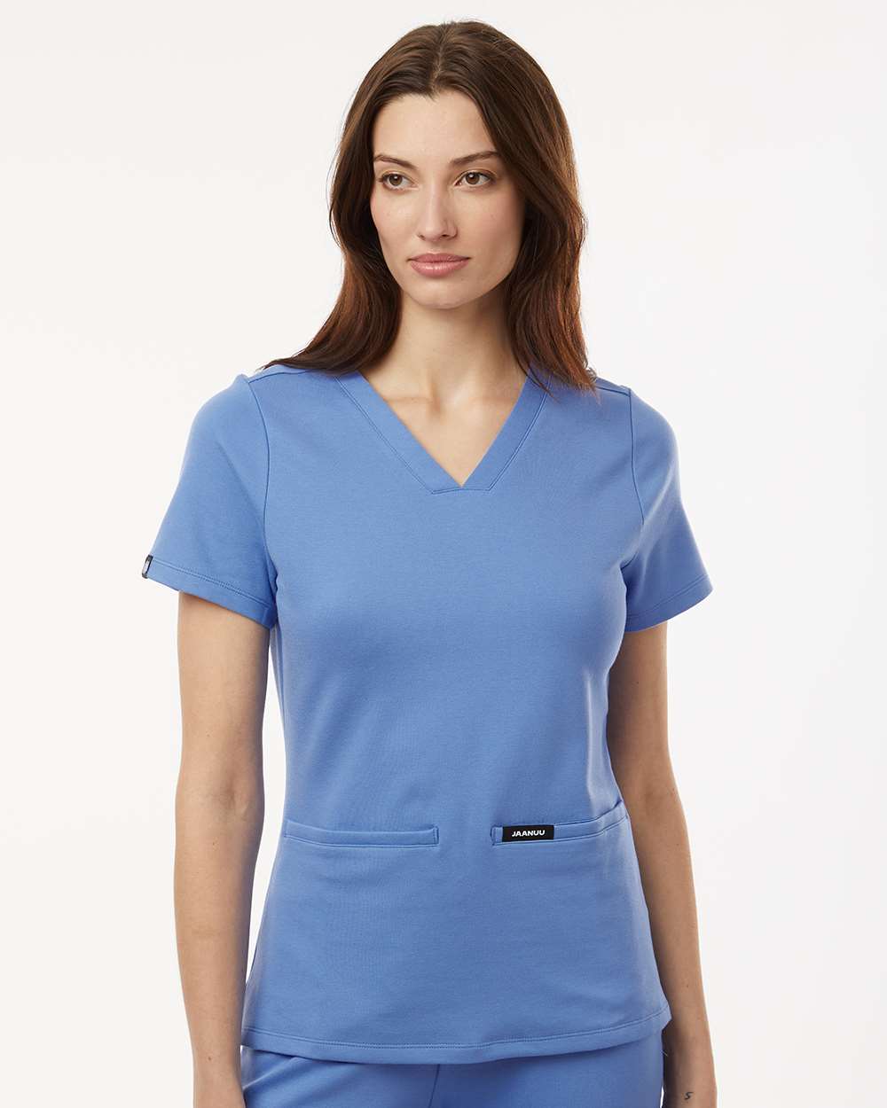 Jaanuu-W30003-Women's Cesi Ultrasoft Scrub V-Neck Top - Image 23