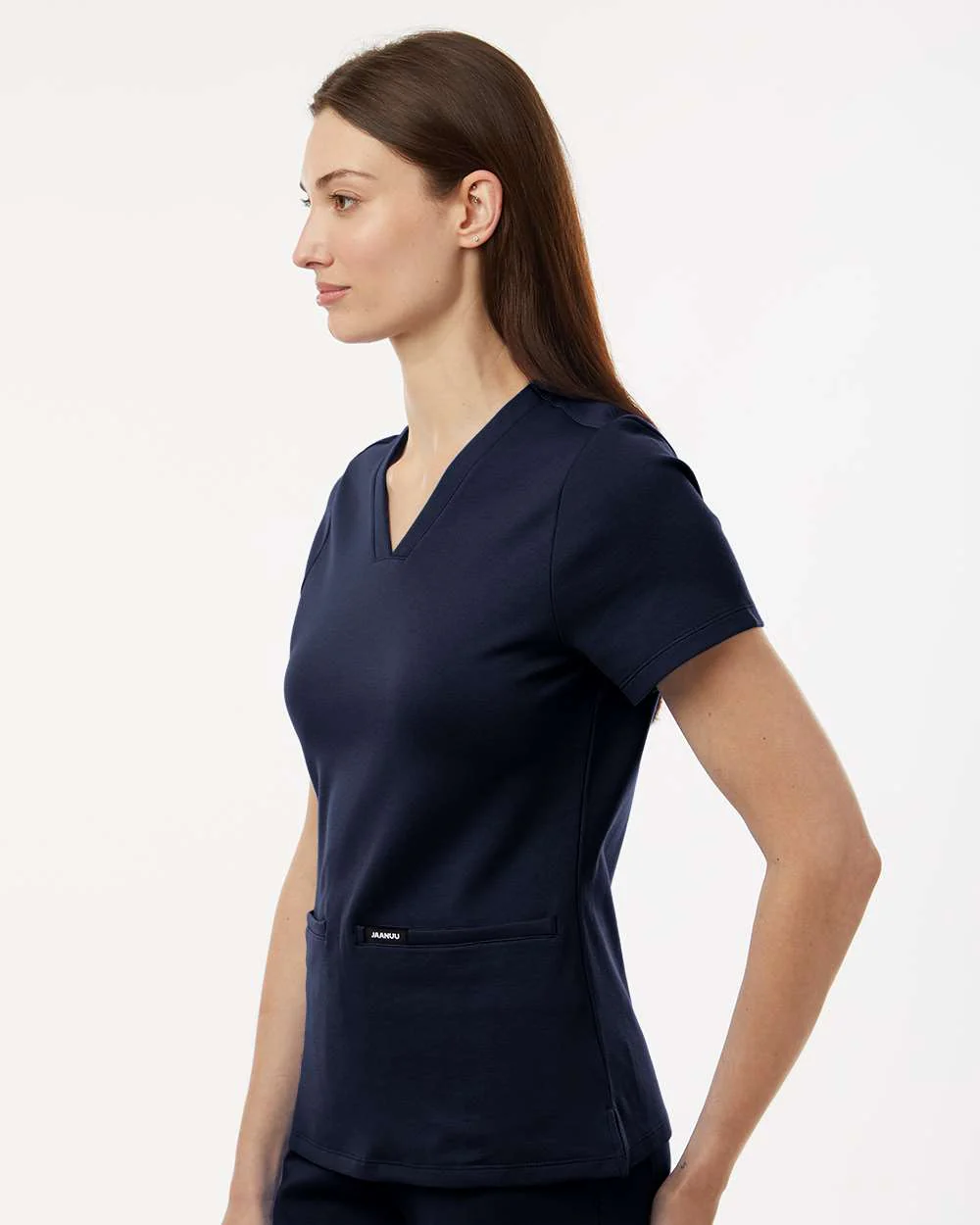 Jaanuu-W30003-Women's Cesi Ultrasoft Scrub V-Neck Top - Image 30