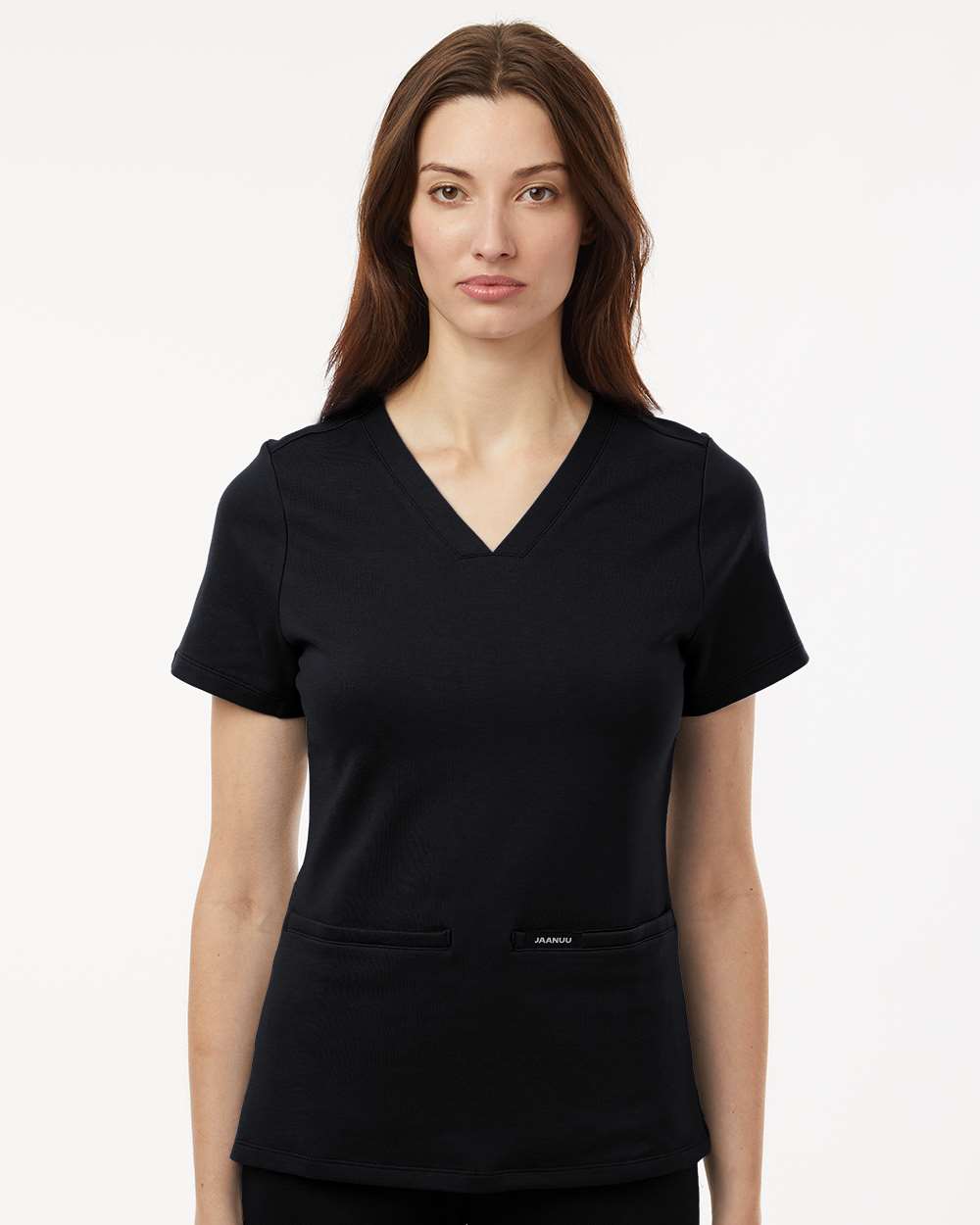 Jaanuu-W30003-Women's Cesi Ultrasoft Scrub V-Neck Top - Image 4