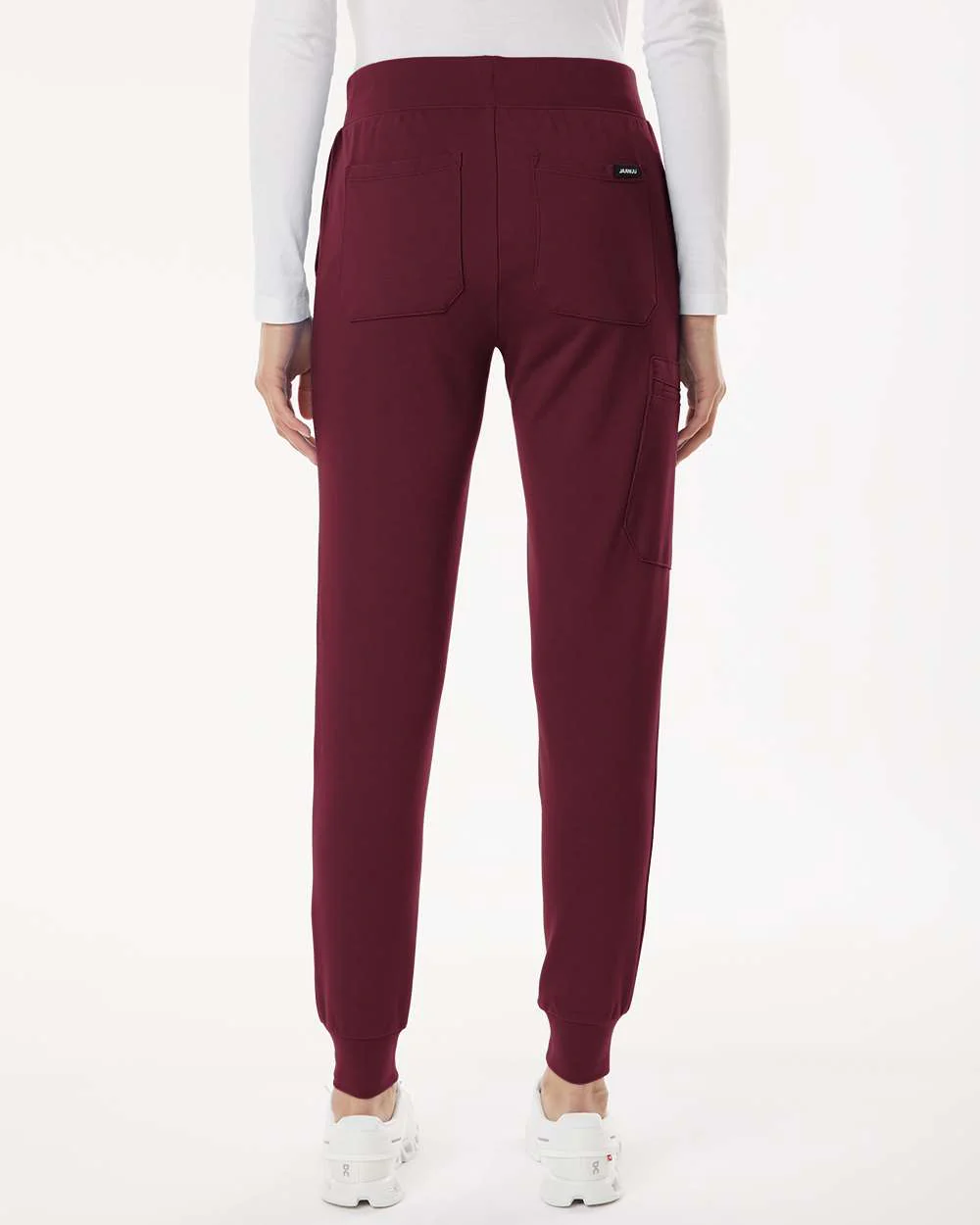 Jaanuu-W40001P-Women's Rubi Ultrasoft Scrub Joggers - Petite Sizes - Image 10