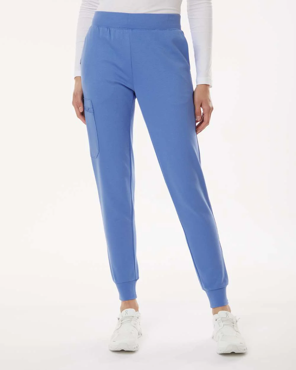 Jaanuu-W40001P-Women's Rubi Ultrasoft Scrub Joggers - Petite Sizes - Image 20