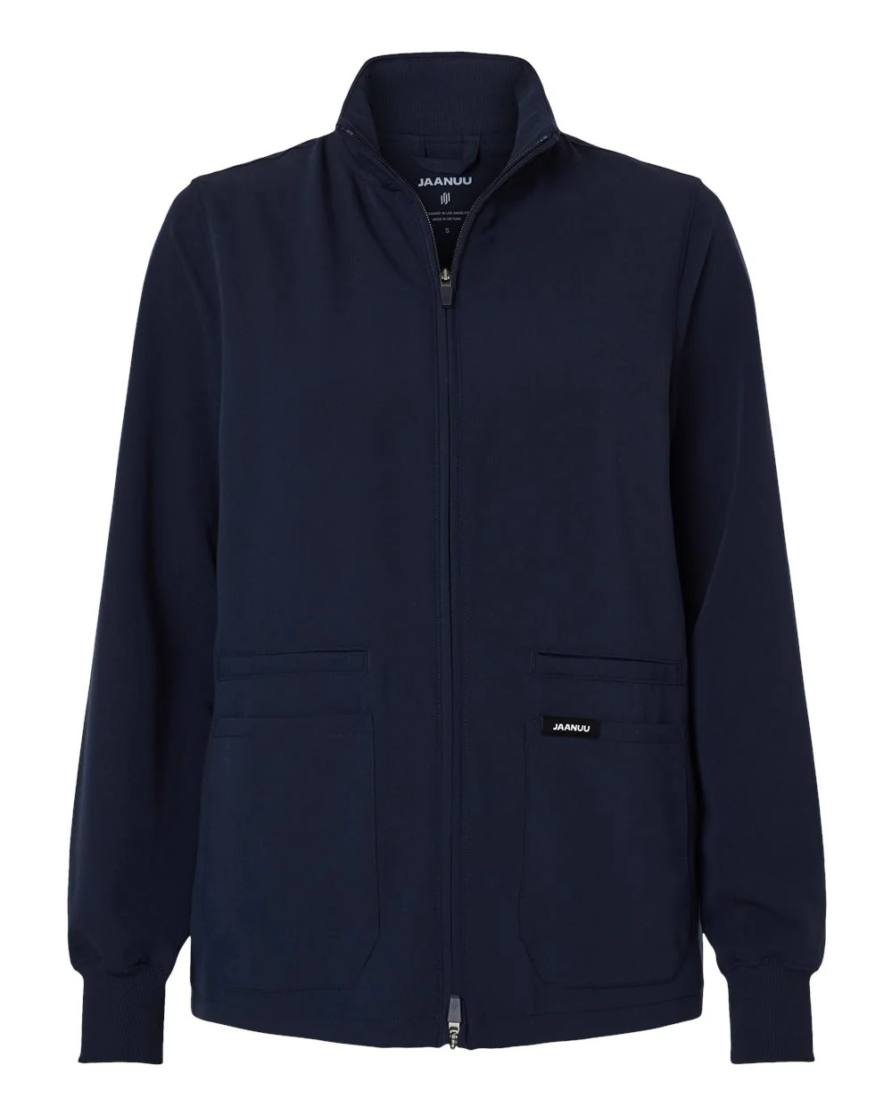 Jaanuu-W60001-Women's Ceri Essential Full-Zip 6-Pocket Scrub Jacket - Image 8