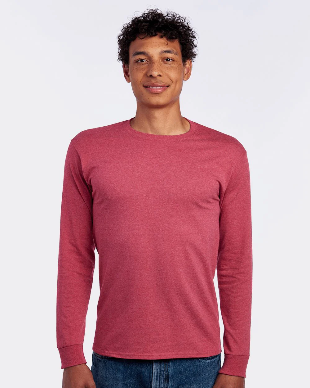 JERZEES-29LSR-Dri-Power® Long Sleeve 50/50 T-Shirt - Image 4