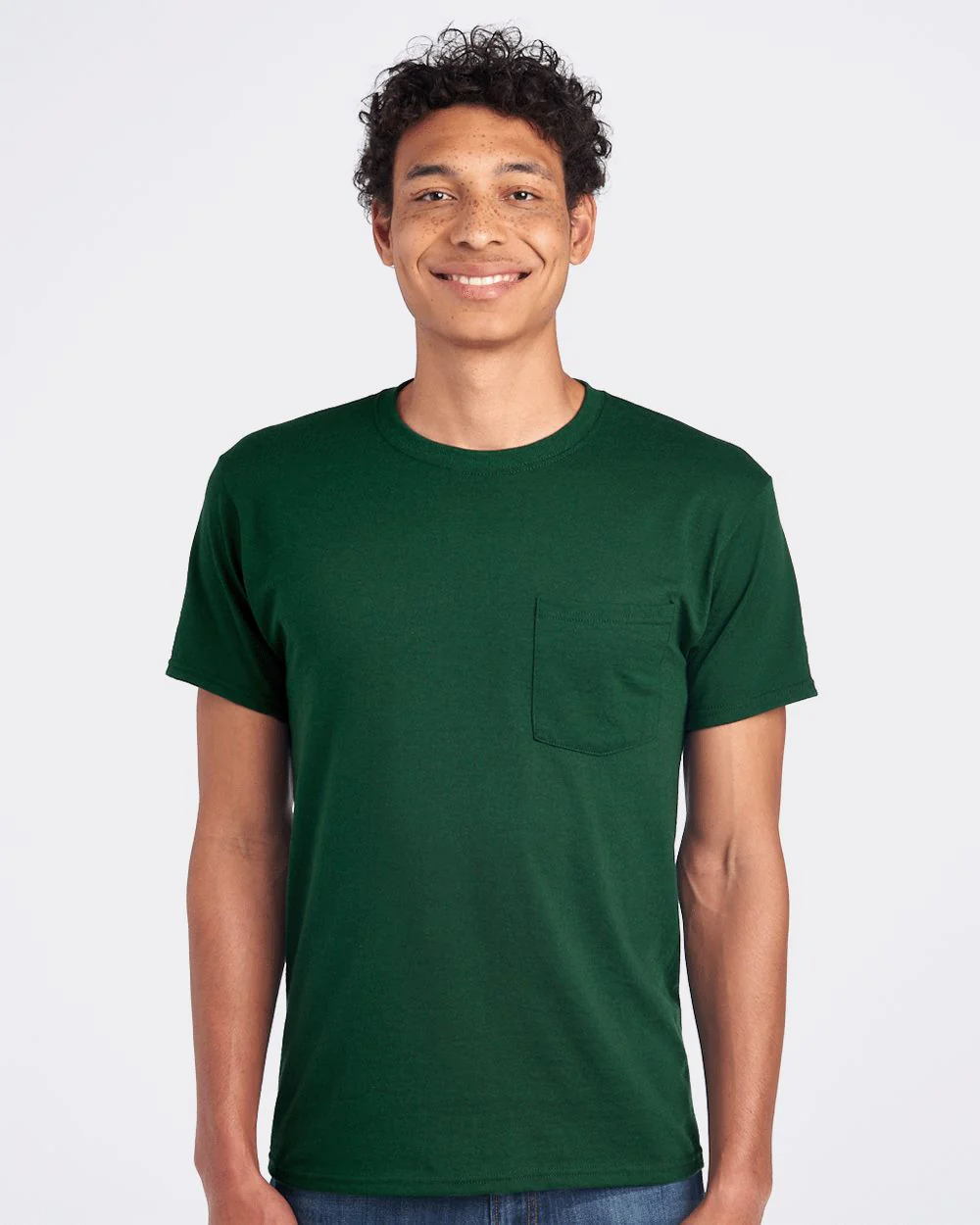 JERZEES-29MPR-Dri-Power® 50/50 Pocket T-Shirt - Image 4