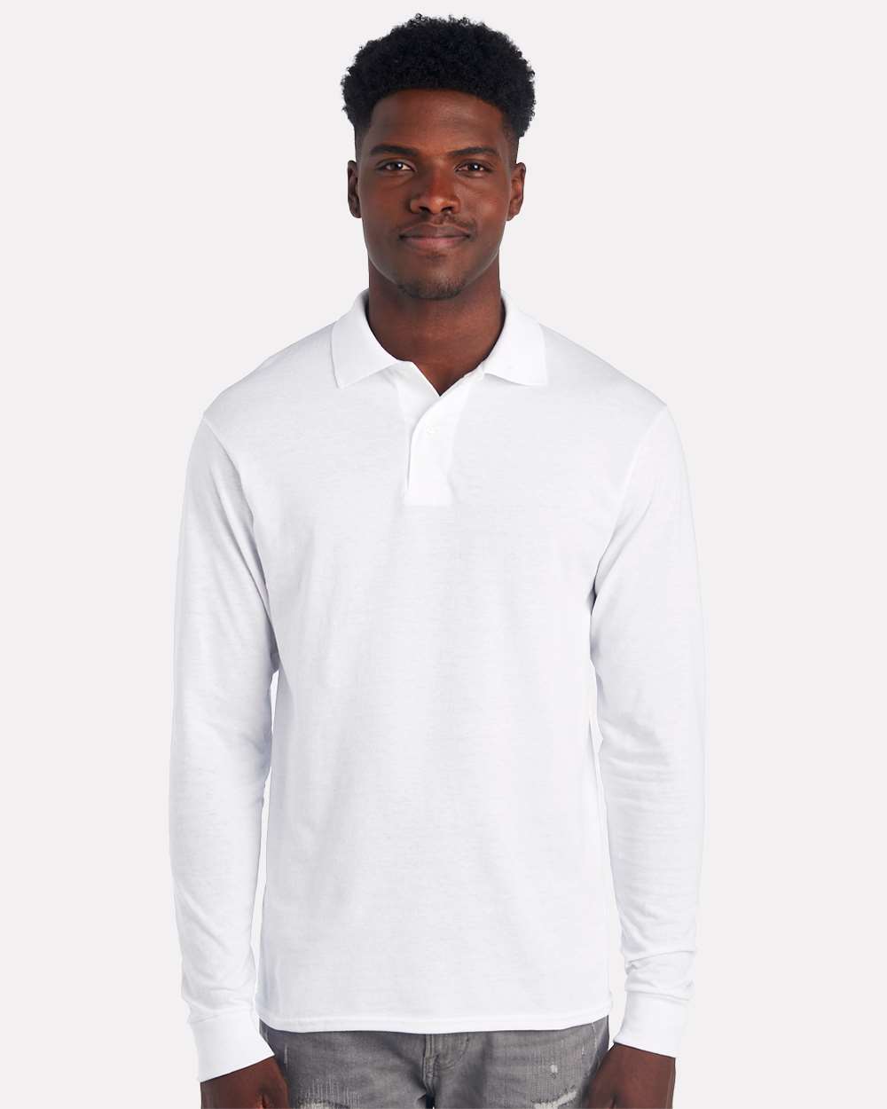 JERZEES-437LR-Dri-Power® Long Sleeve Polo - Image 14