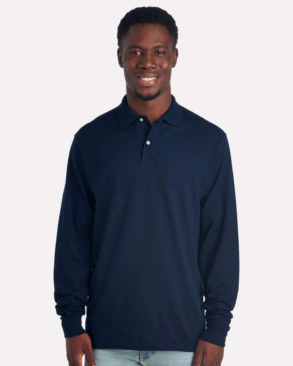 JERZEES-437LR-Dri-Power® Long Sleeve Polo - Image 5
