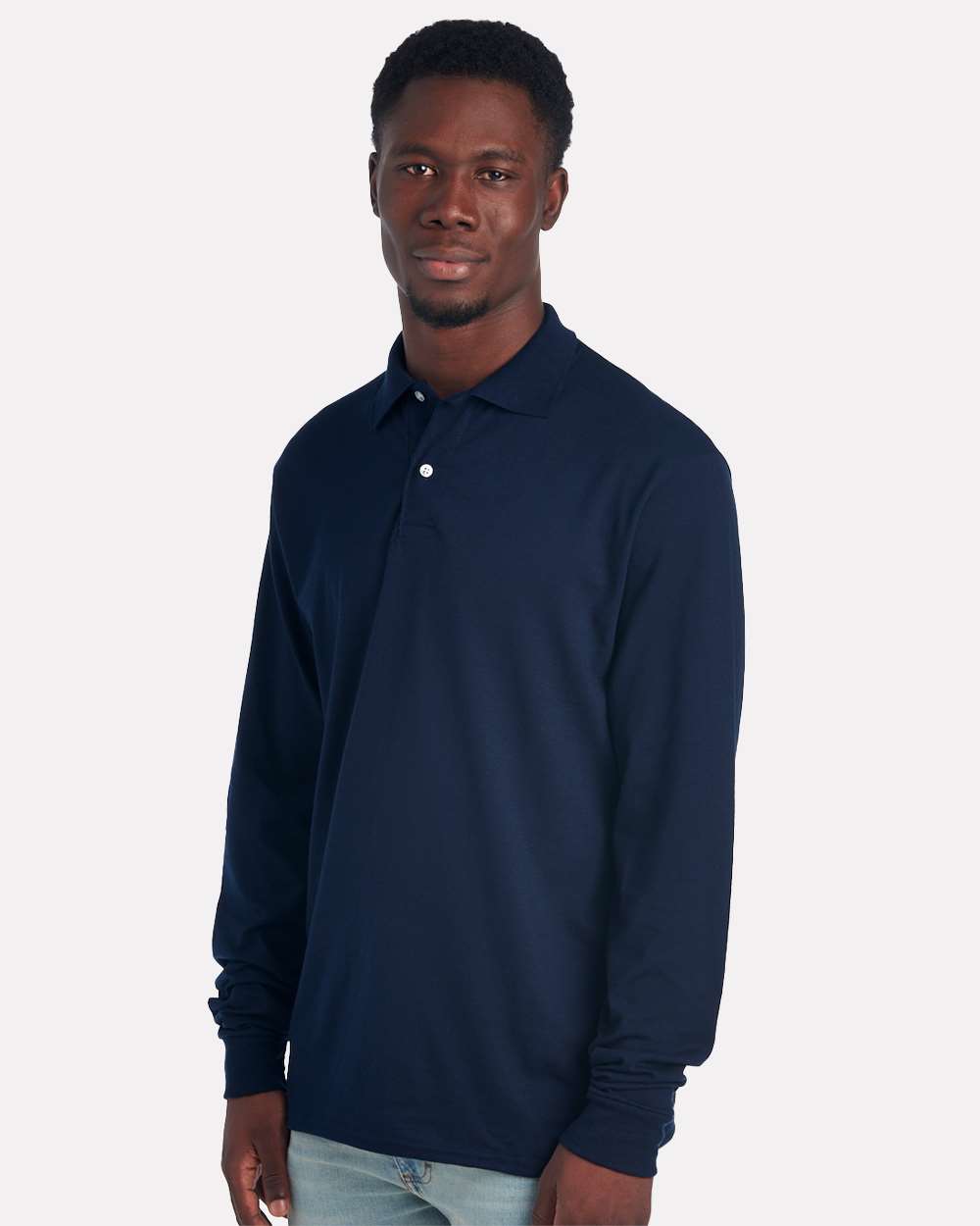JERZEES-437LR-Dri-Power® Long Sleeve Polo - Image 6