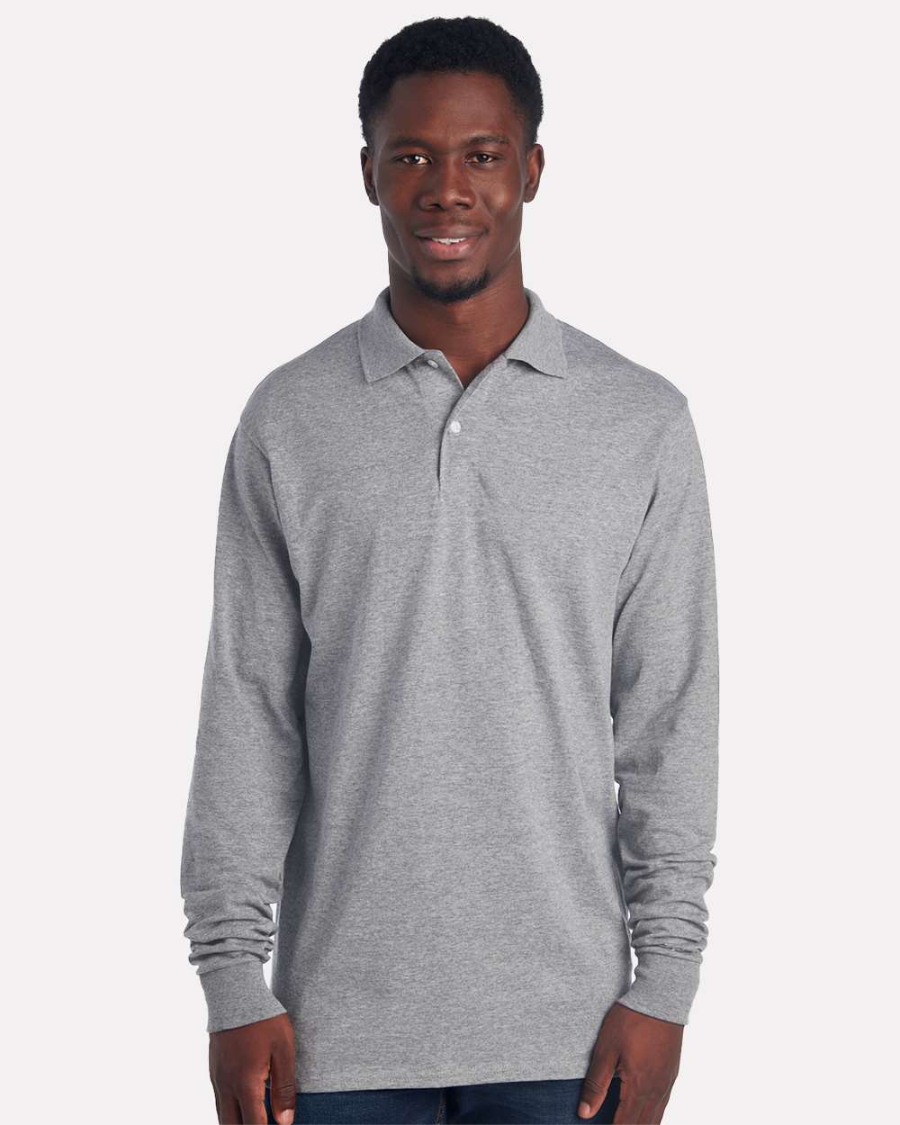 JERZEES-437LR-Dri-Power® Long Sleeve Polo - Image 8