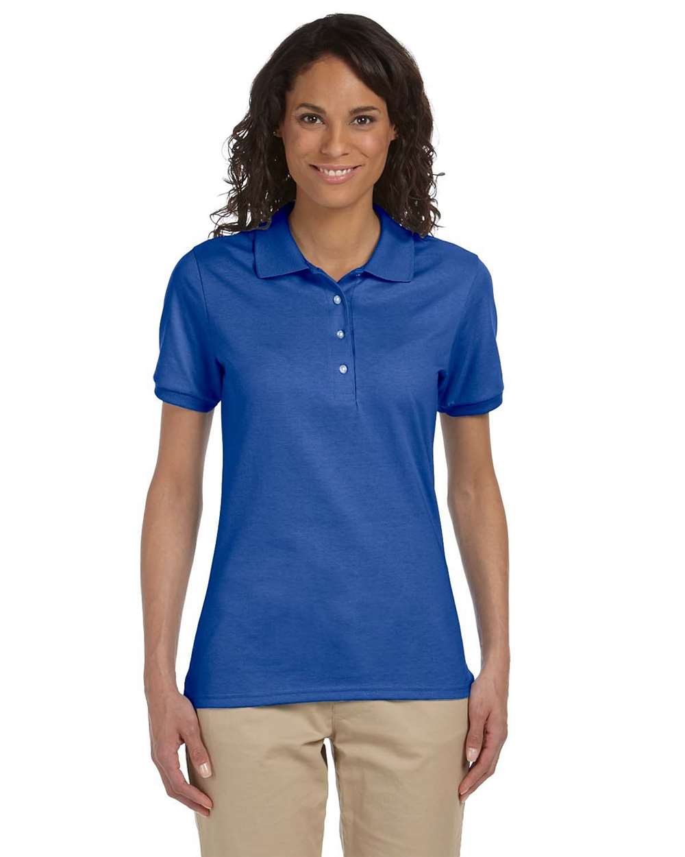 JERZEES-437WR-Women's Spotshield® 50/50 Polo - Image 4