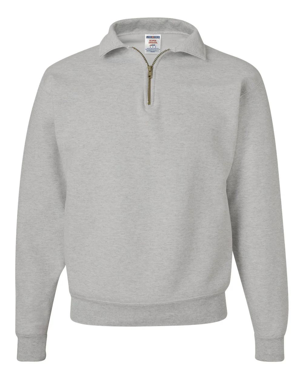 JERZEES-4528MR-Super Sweats NuBlend® Quarter-Zip Cadet Collar Sweatshirt - Image 14