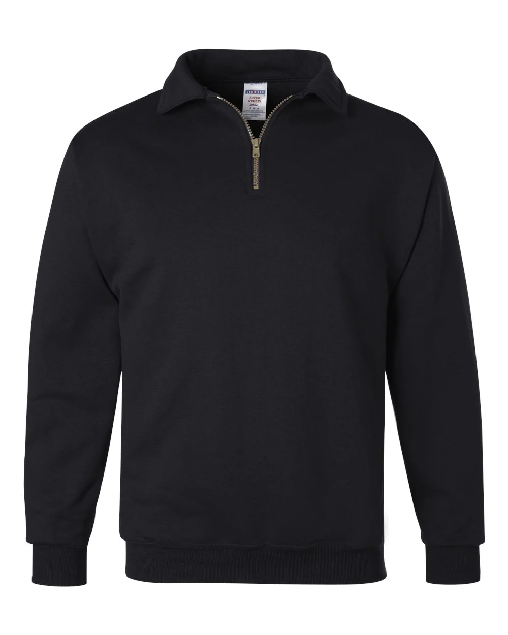 JERZEES-4528MR-Super Sweats NuBlend® Quarter-Zip Cadet Collar Sweatshirt - Image 5