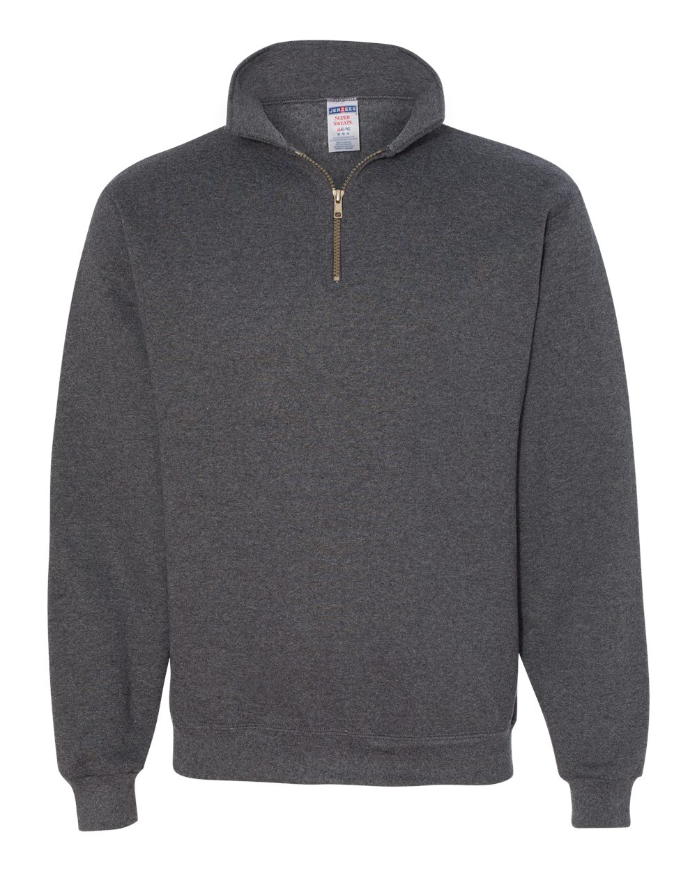 JERZEES-4528MR-Super Sweats NuBlend® Quarter-Zip Cadet Collar Sweatshirt - Image 8