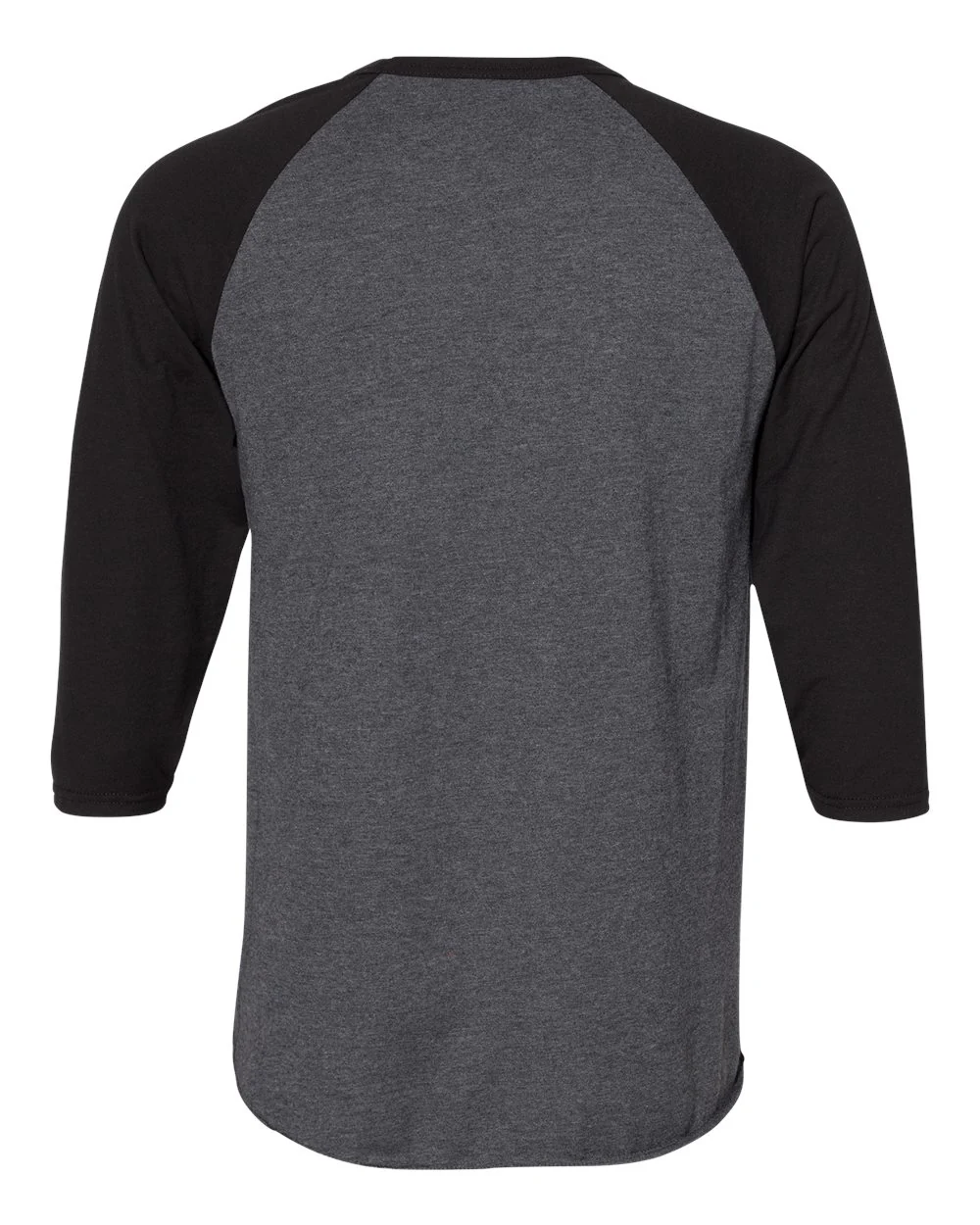 JERZEES-560RR-Premium Blend Ringspun Three-Quarter Sleeve Raglan Baseball T-Shirt - Image 2