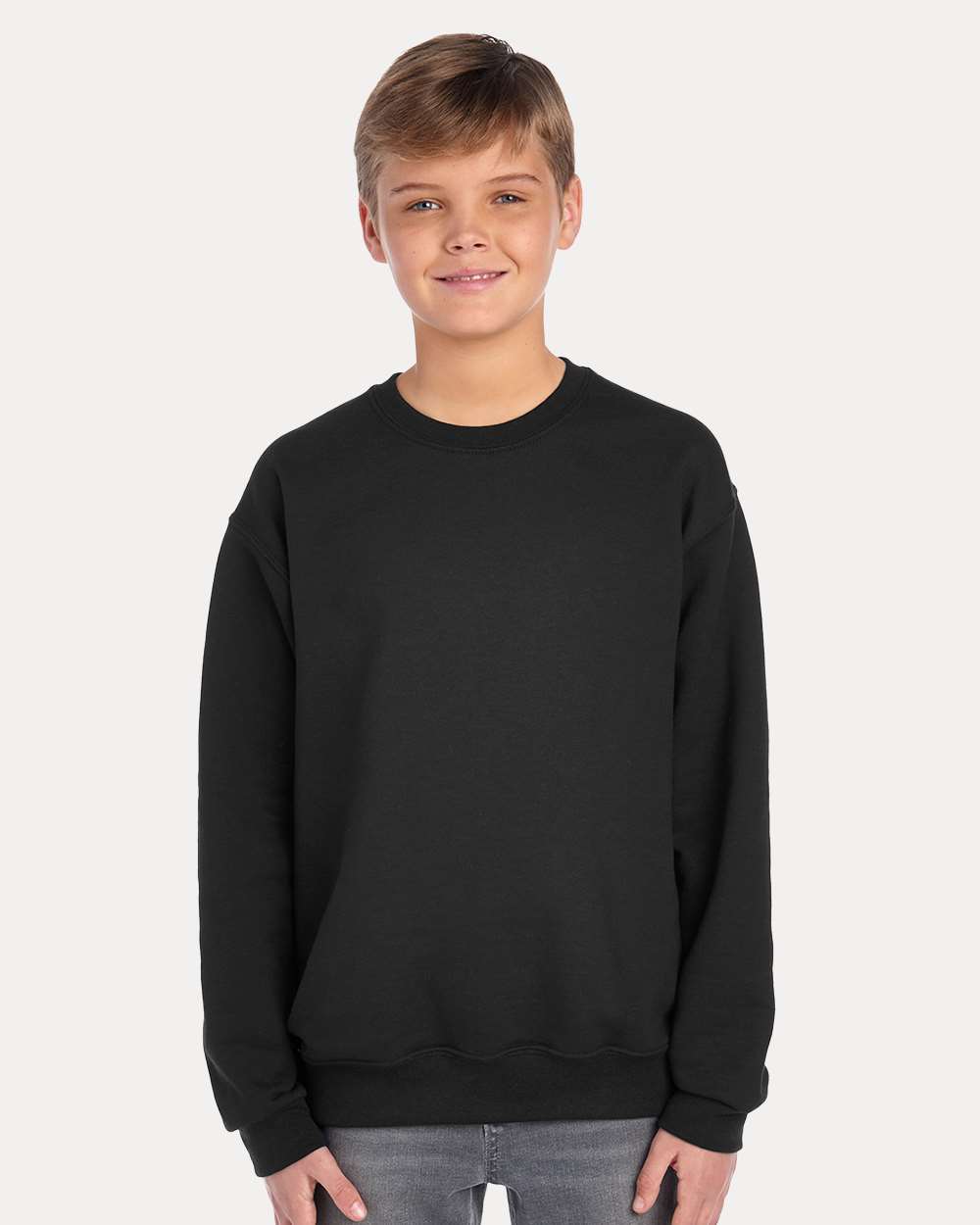 JERZEES-562BR-NuBlend® Youth Crewneck Sweatshirt - Image 11