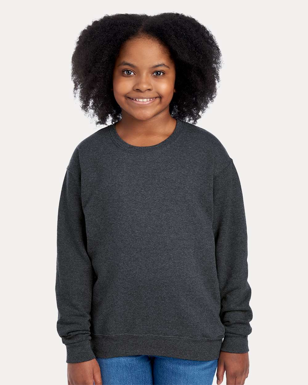 JERZEES-562BR-NuBlend® Youth Crewneck Sweatshirt - Image 17