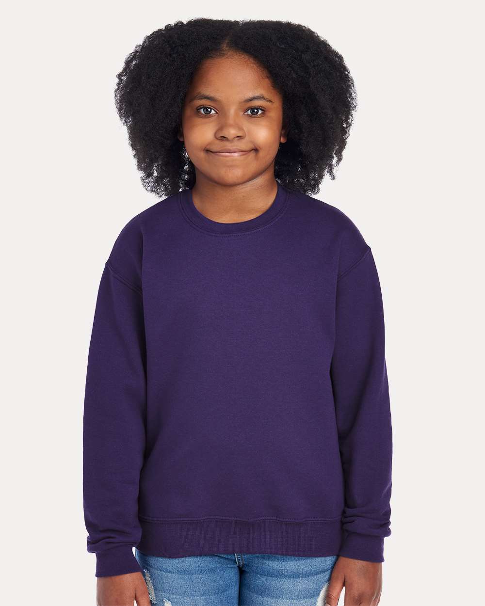 JERZEES-562BR-NuBlend® Youth Crewneck Sweatshirt - Image 23