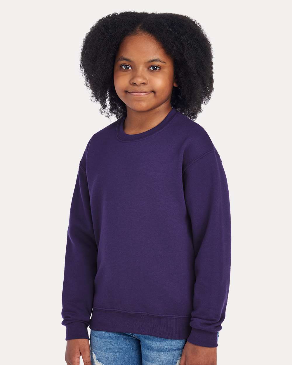 JERZEES-562BR-NuBlend® Youth Crewneck Sweatshirt - Image 24