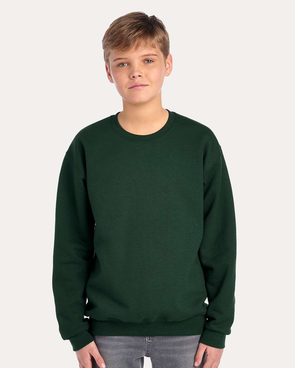 JERZEES-562BR-NuBlend® Youth Crewneck Sweatshirt - Image 29