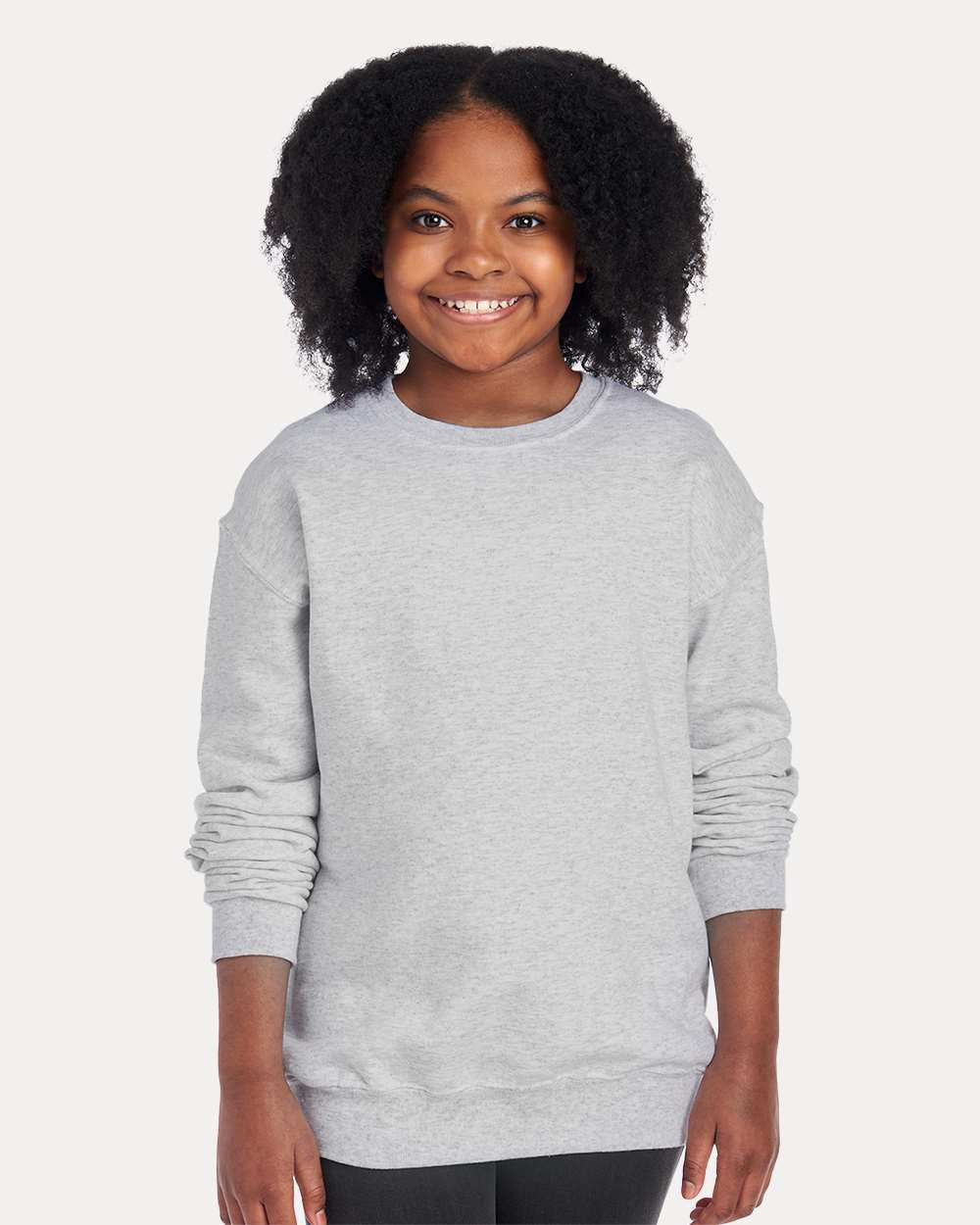 JERZEES-562BR-NuBlend® Youth Crewneck Sweatshirt - Image 4