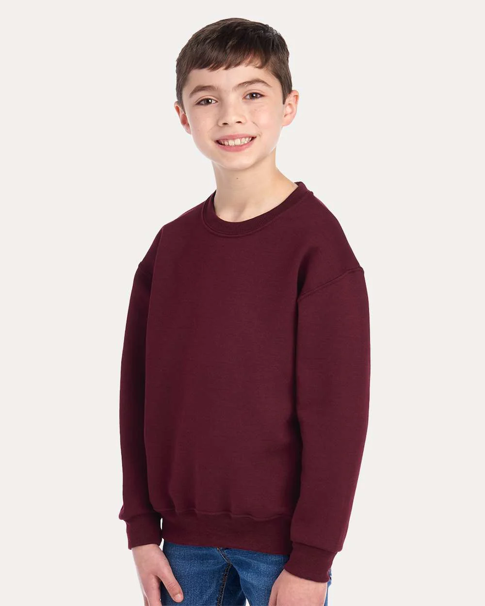 JERZEES-562BR-NuBlend® Youth Crewneck Sweatshirt - Image 42