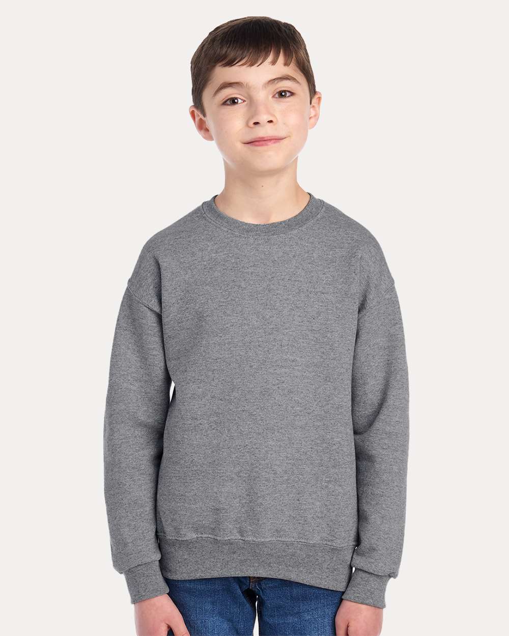 JERZEES-562BR-NuBlend® Youth Crewneck Sweatshirt - Image 47