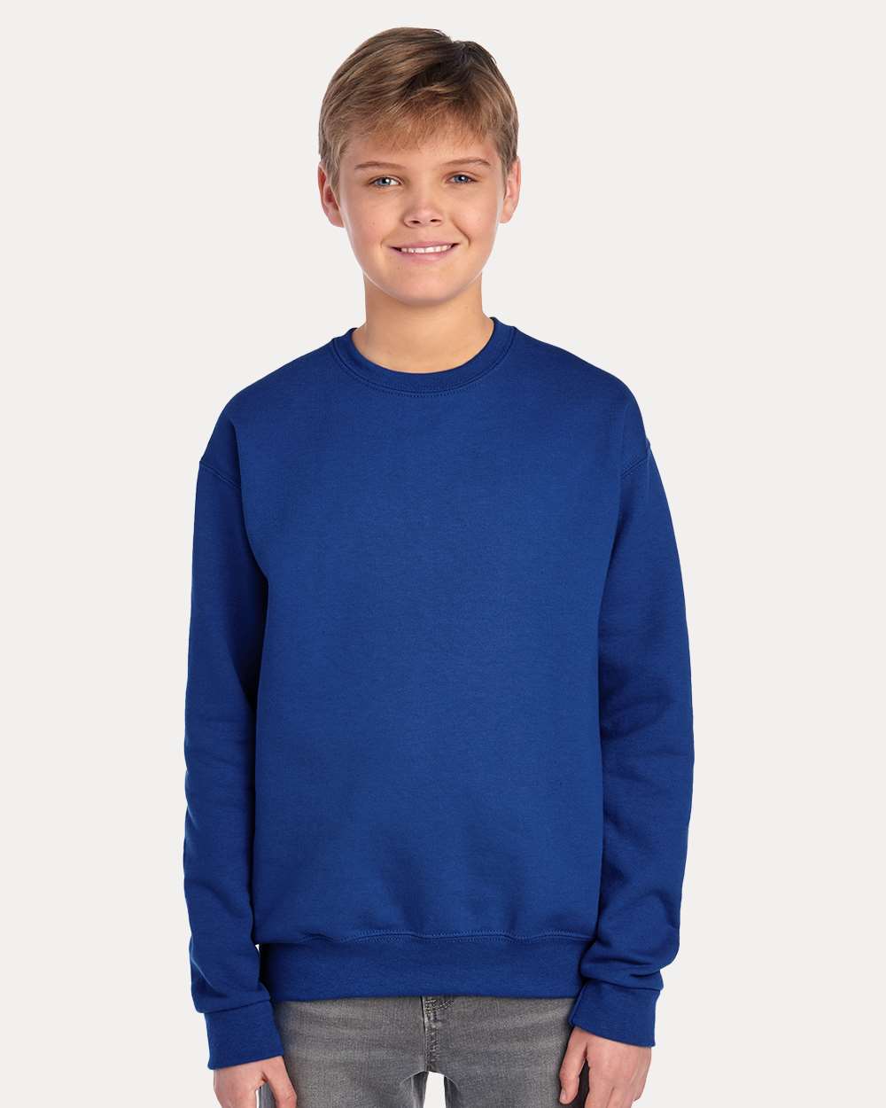 JERZEES-562BR-NuBlend® Youth Crewneck Sweatshirt - Image 53