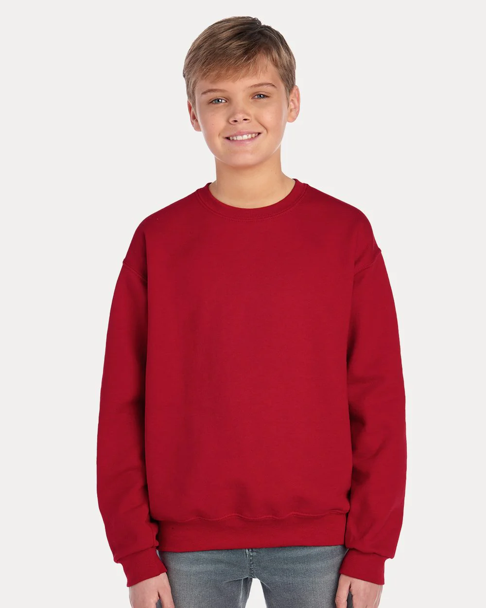 JERZEES-562BR-NuBlend® Youth Crewneck Sweatshirt - Image 7