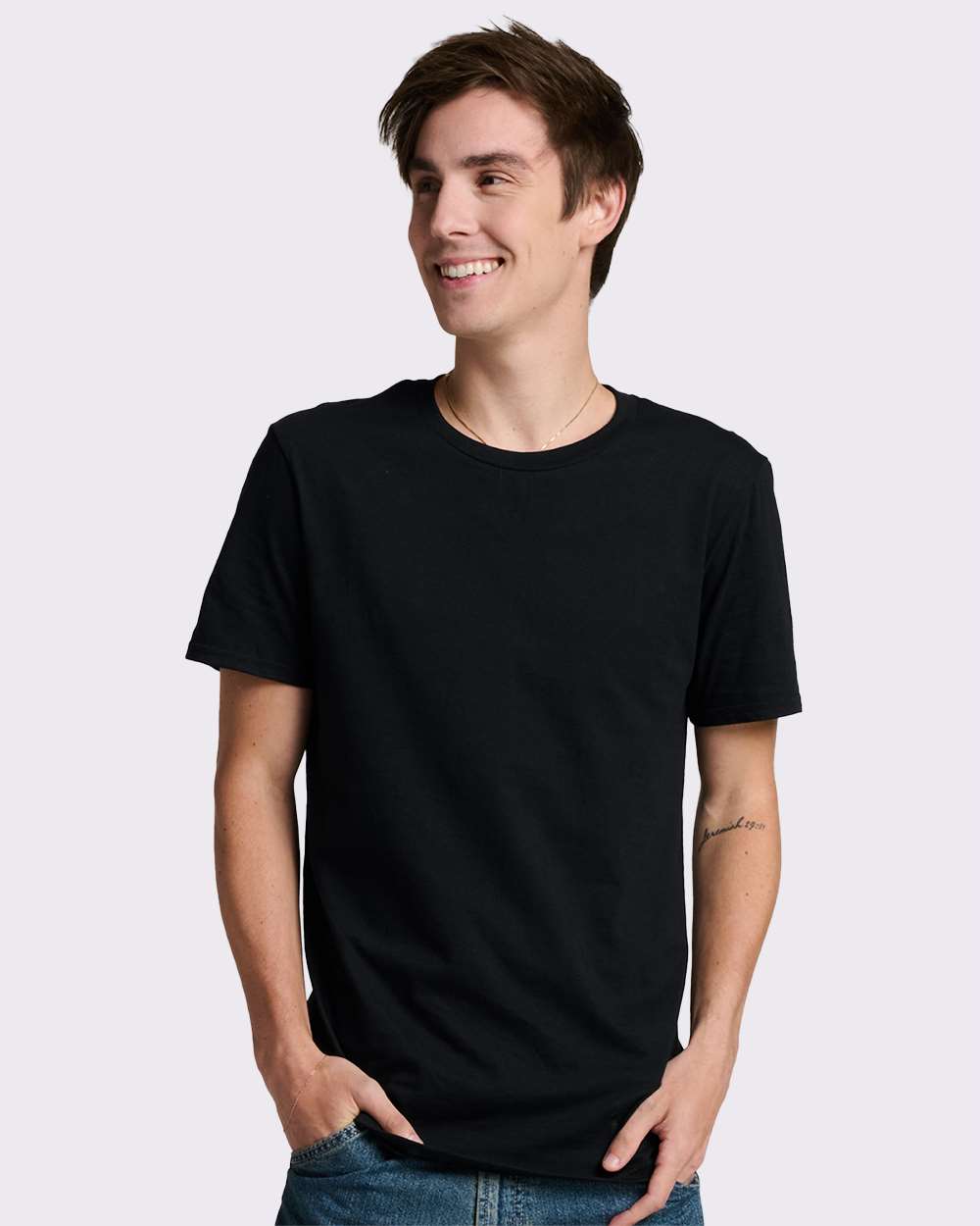 JERZEES-570MR-Premium Cotton T-Shirt - Image 4