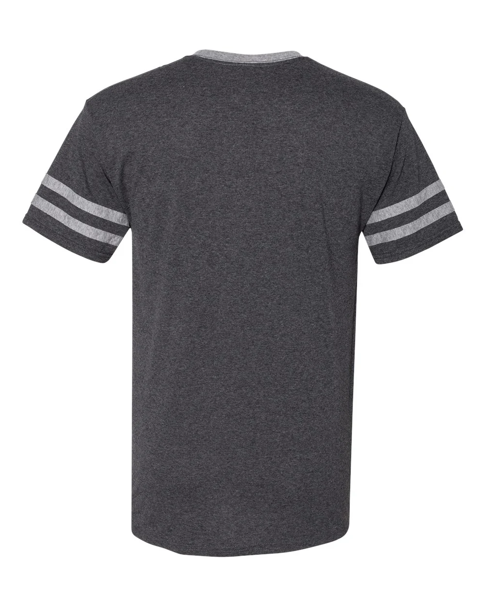 JERZEES-602MR-Triblend Varsity Ringer T-Shirt - Image 2