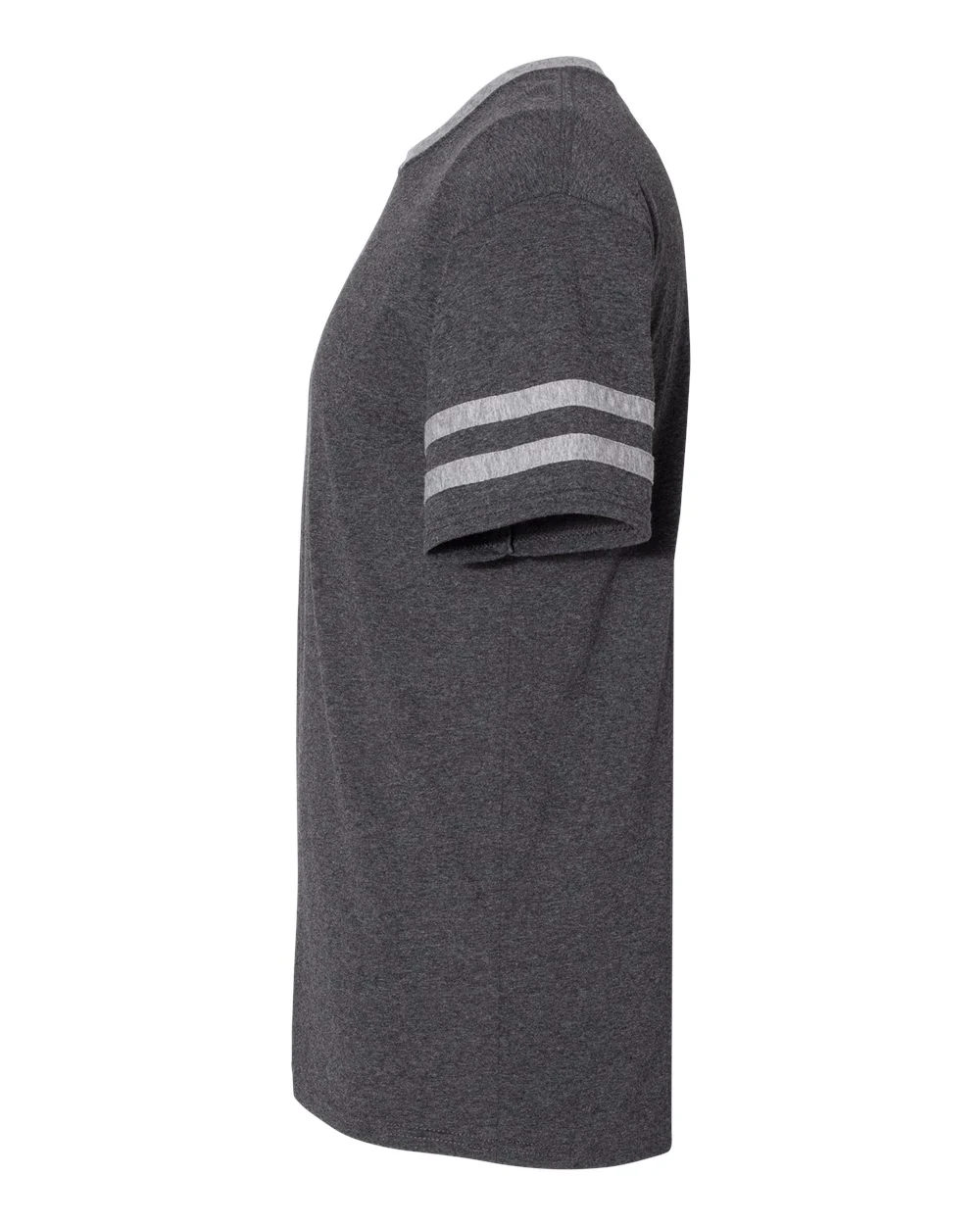 JERZEES-602MR-Triblend Varsity Ringer T-Shirt - Image 3