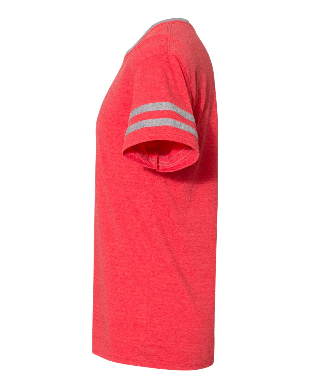 JERZEES-602MR-Triblend Varsity Ringer T-Shirt - Image 7