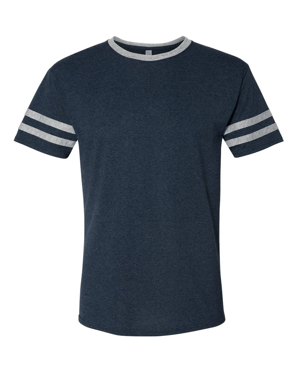 JERZEES-602MR-Triblend Varsity Ringer T-Shirt - Image 8
