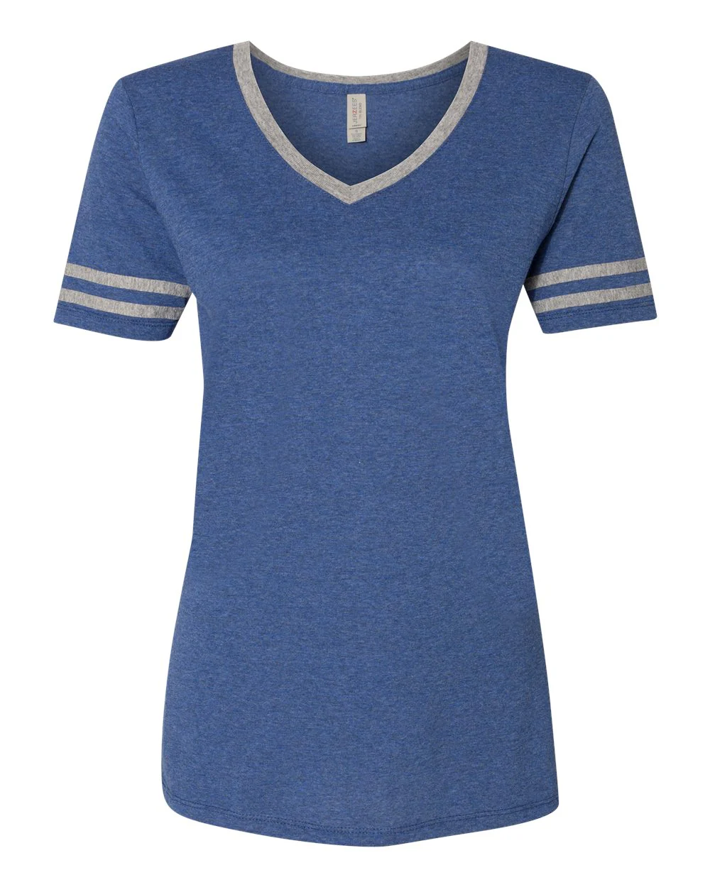 JERZEES-602WVR-Women's Varsity Triblend V-Neck T-Shirt - Image 14