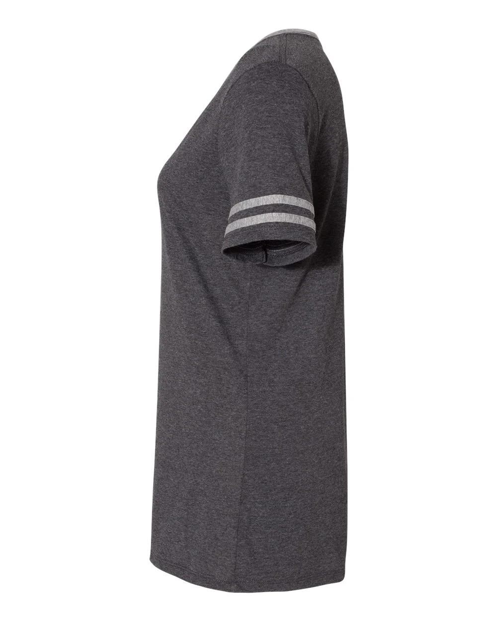 JERZEES-602WVR-Women's Varsity Triblend V-Neck T-Shirt - Image 3