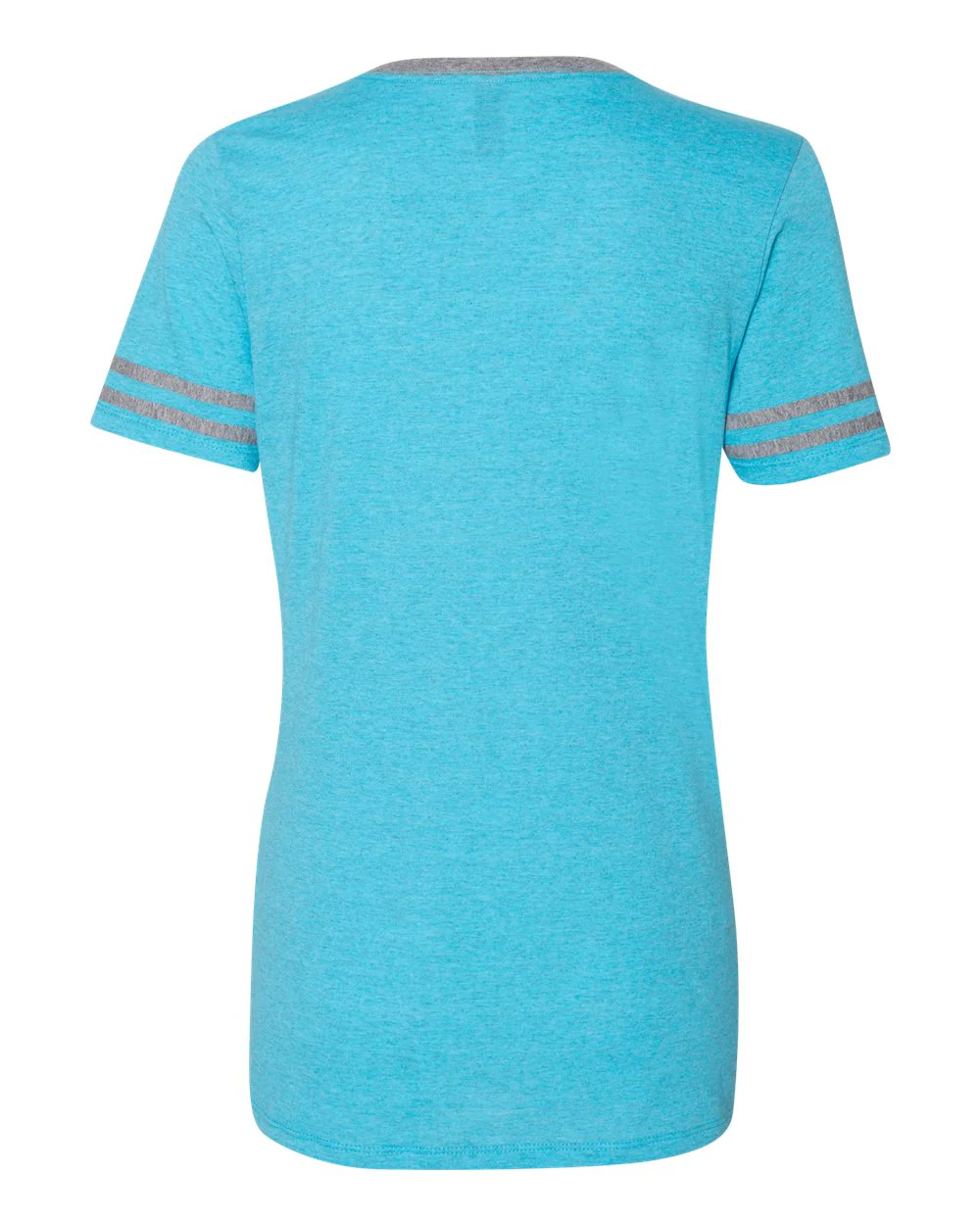 JERZEES-602WVR-Women's Varsity Triblend V-Neck T-Shirt - Image 6