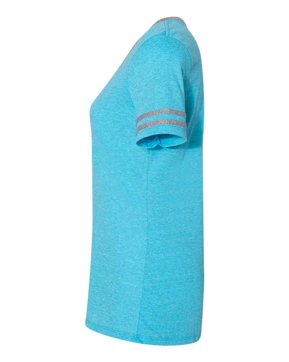 JERZEES-602WVR-Women's Varsity Triblend V-Neck T-Shirt - Image 7