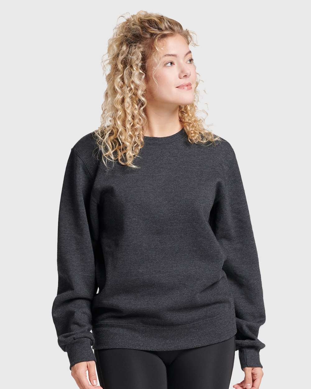 JERZEES-701MR-Eco™ Premium Blend Ring-Spun Crewneck Sweatshirt - Image 11