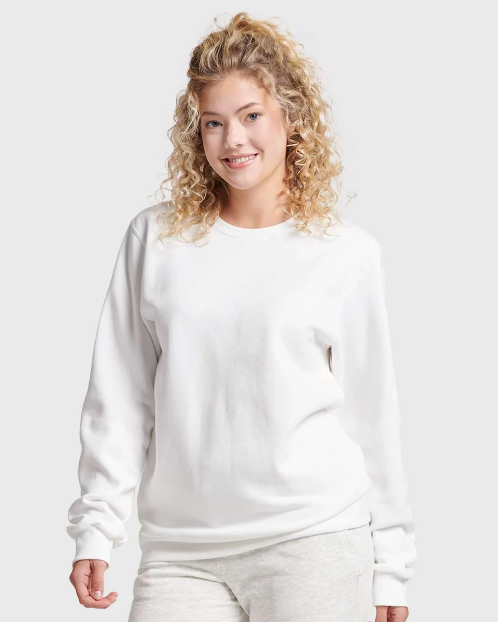 JERZEES-701MR-Eco™ Premium Blend Ring-Spun Crewneck Sweatshirt - Image 35