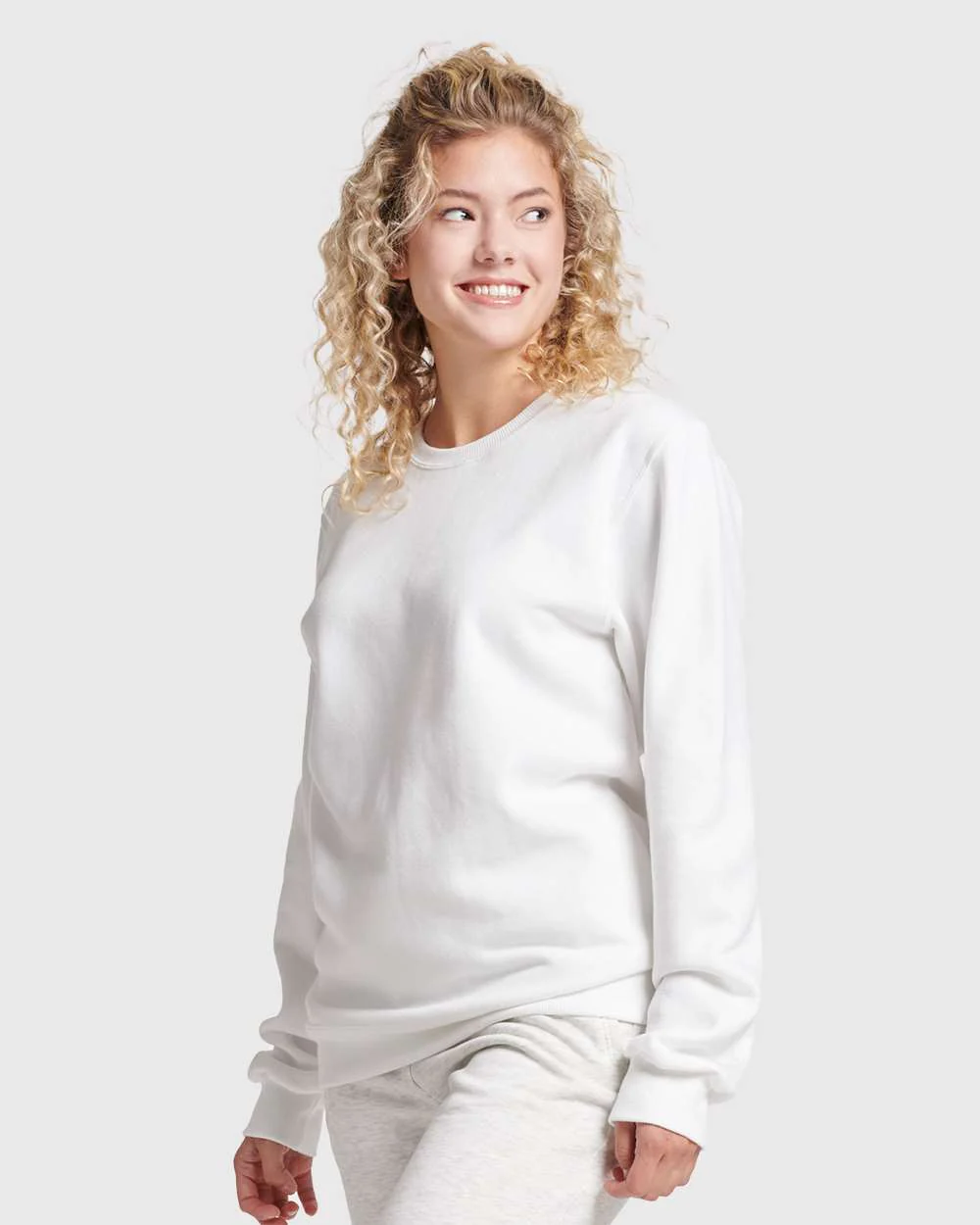 JERZEES-701MR-Eco™ Premium Blend Ring-Spun Crewneck Sweatshirt - Image 36