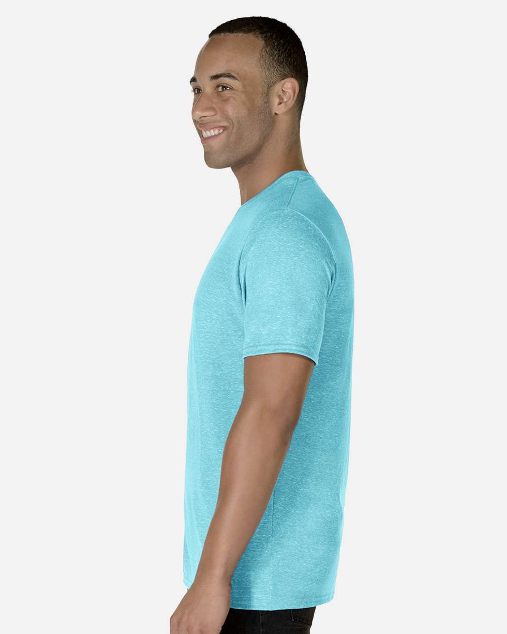 JERZEES-88MR-Snow Heather Jersey T-Shirt - Image 11