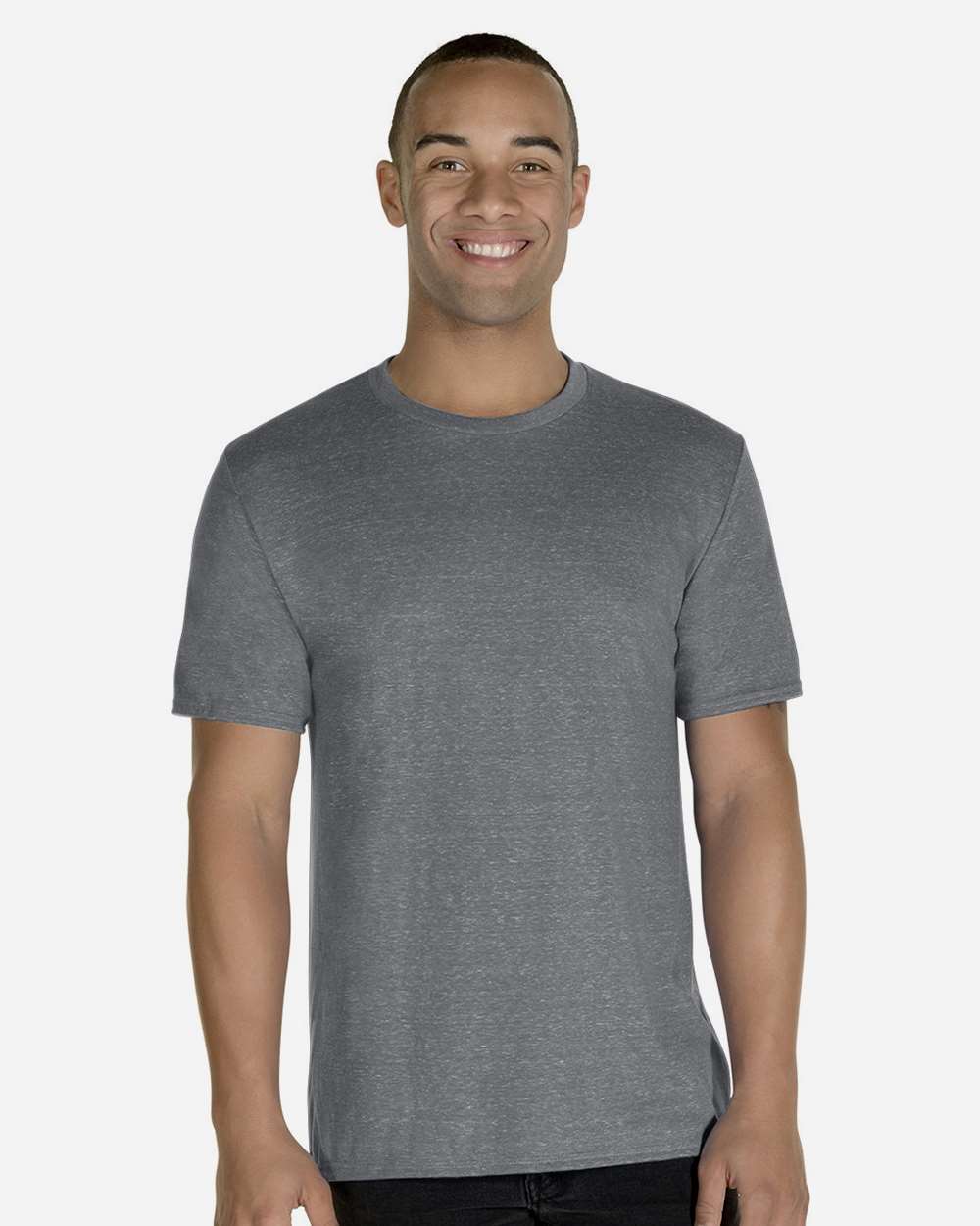 JERZEES-88MR-Snow Heather Jersey T-Shirt - Image 16