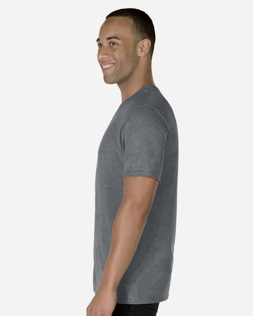 JERZEES-88MR-Snow Heather Jersey T-Shirt - Image 17