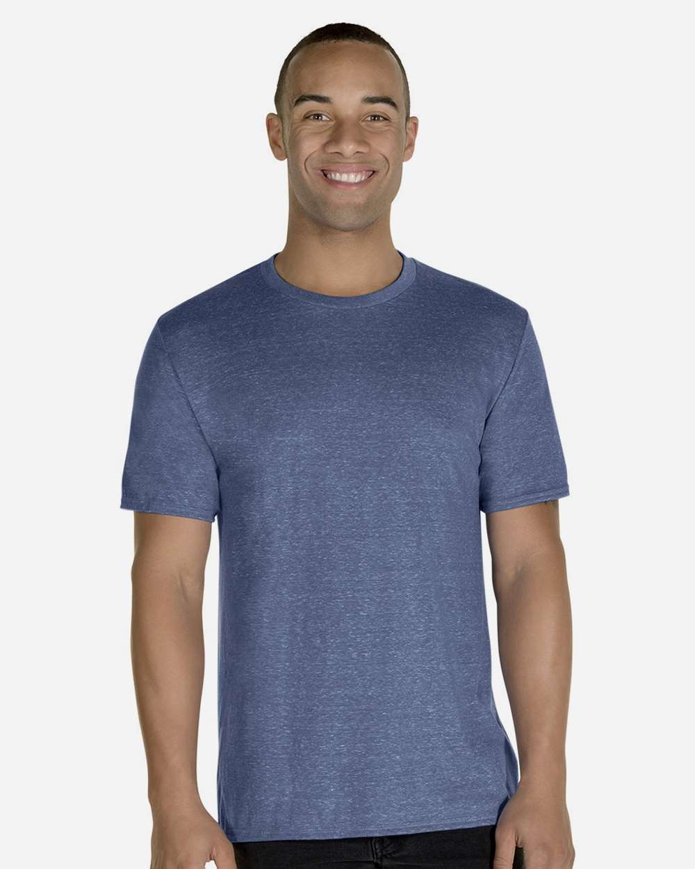 JERZEES-88MR-Snow Heather Jersey T-Shirt - Image 22