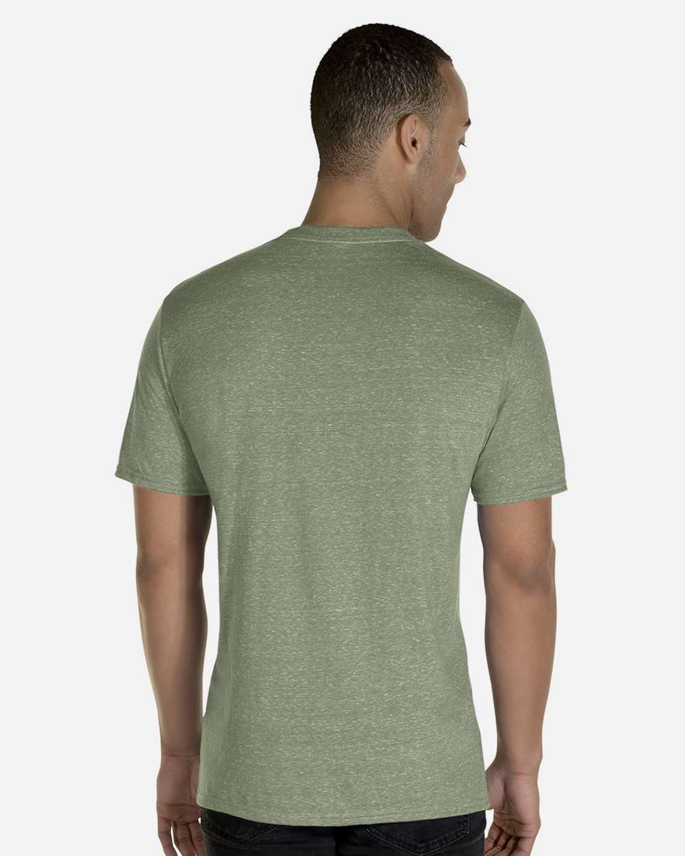 JERZEES-88MR-Snow Heather Jersey T-Shirt - Image 33