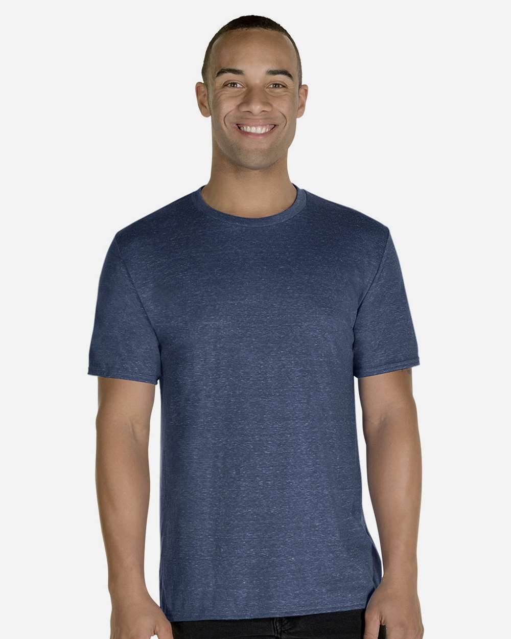 JERZEES-88MR-Snow Heather Jersey T-Shirt - Image 37