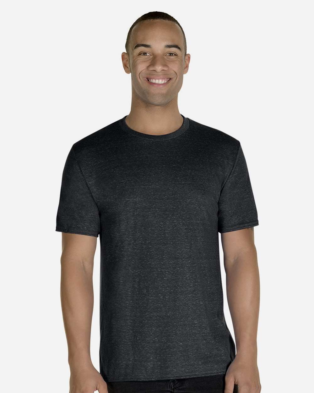 JERZEES-88MR-Snow Heather Jersey T-Shirt - Image 4