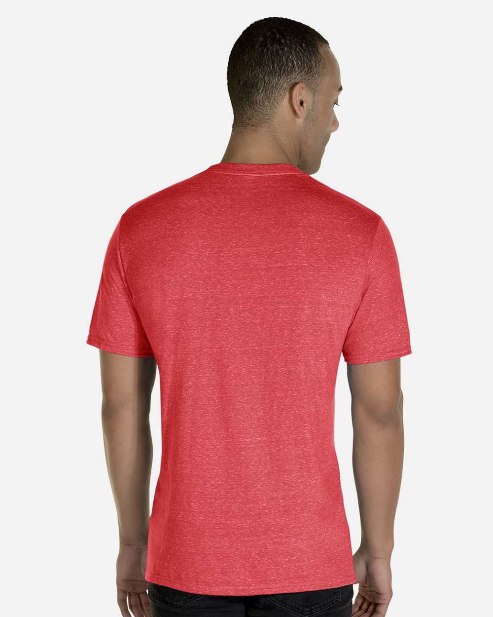 JERZEES-88MR-Snow Heather Jersey T-Shirt - Image 48