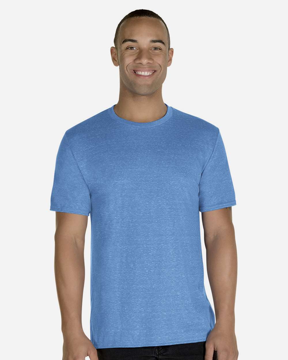 JERZEES-88MR-Snow Heather Jersey T-Shirt - Image 52