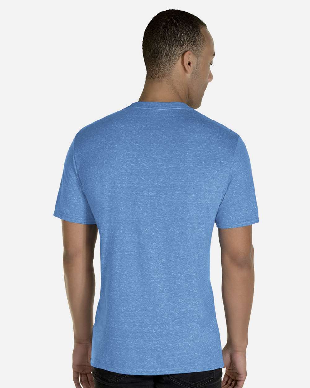 JERZEES-88MR-Snow Heather Jersey T-Shirt - Image 54