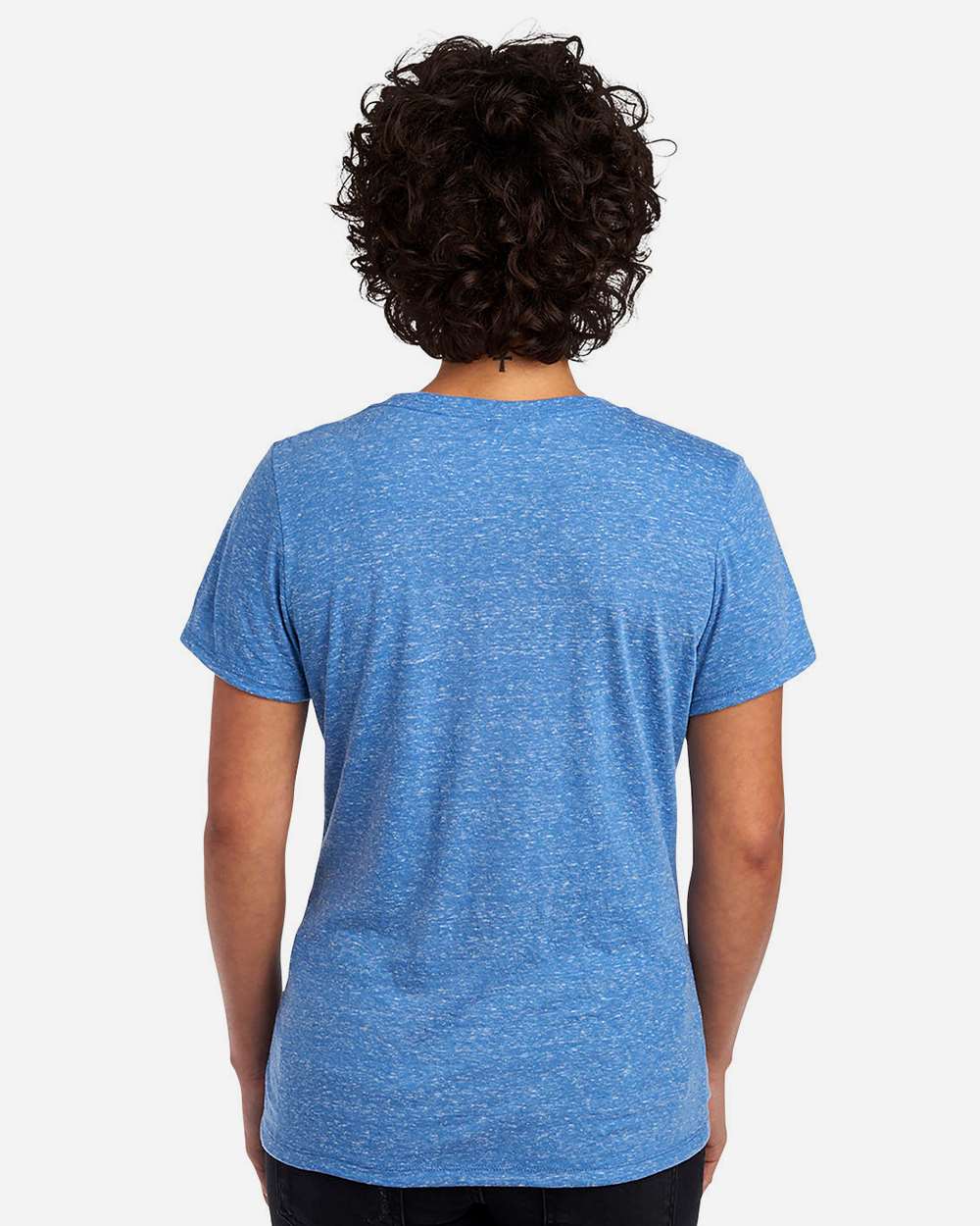JERZEES-88WVR-Women's Snow Heather Jersey V-Neck T-Shirt - Image 18